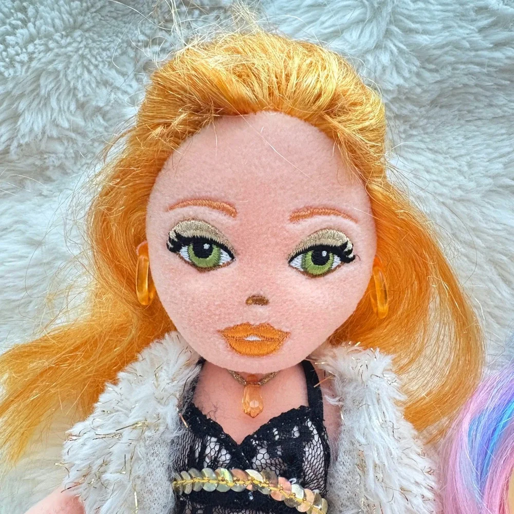 Ty Girlz‎ Plush Doll Lot Classy Carla & Cute Candy Collectible Fashion Dolls